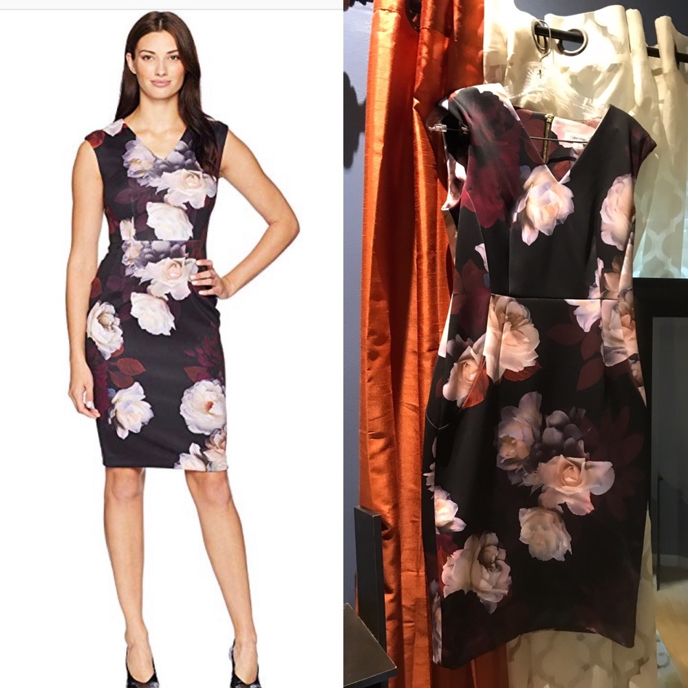 NWT Calvin Klein A-line dress. Size 8